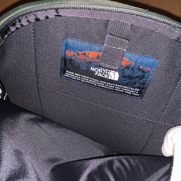 NWT The North Face Borealis Backpack, Thyme Green / Rose Gold - Picture 9 of 14